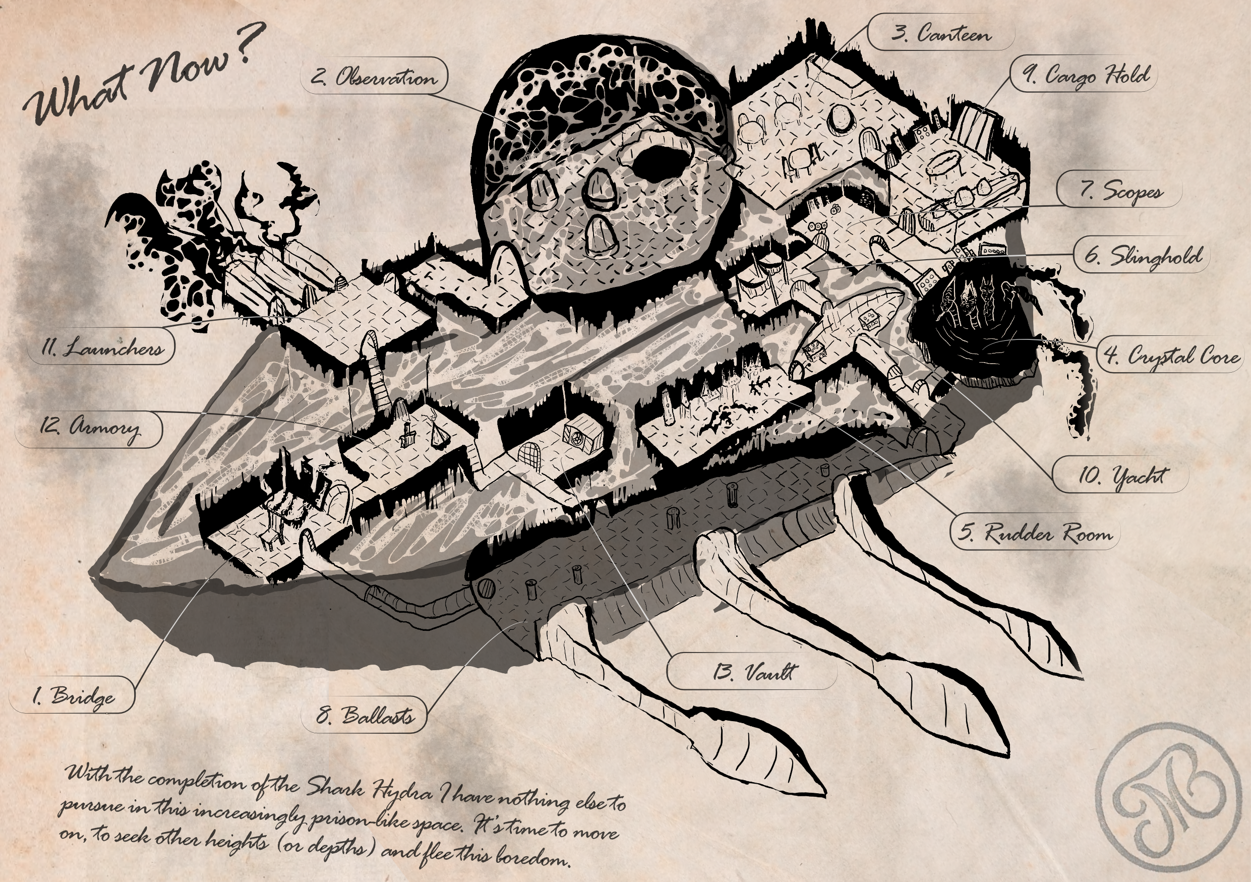 Map of the Sunken Barge