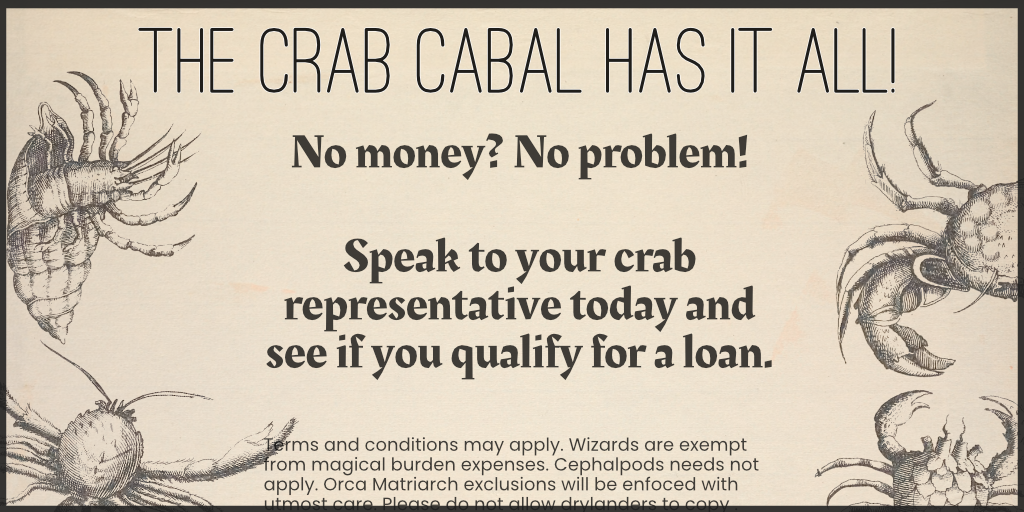 poster of crab cabal