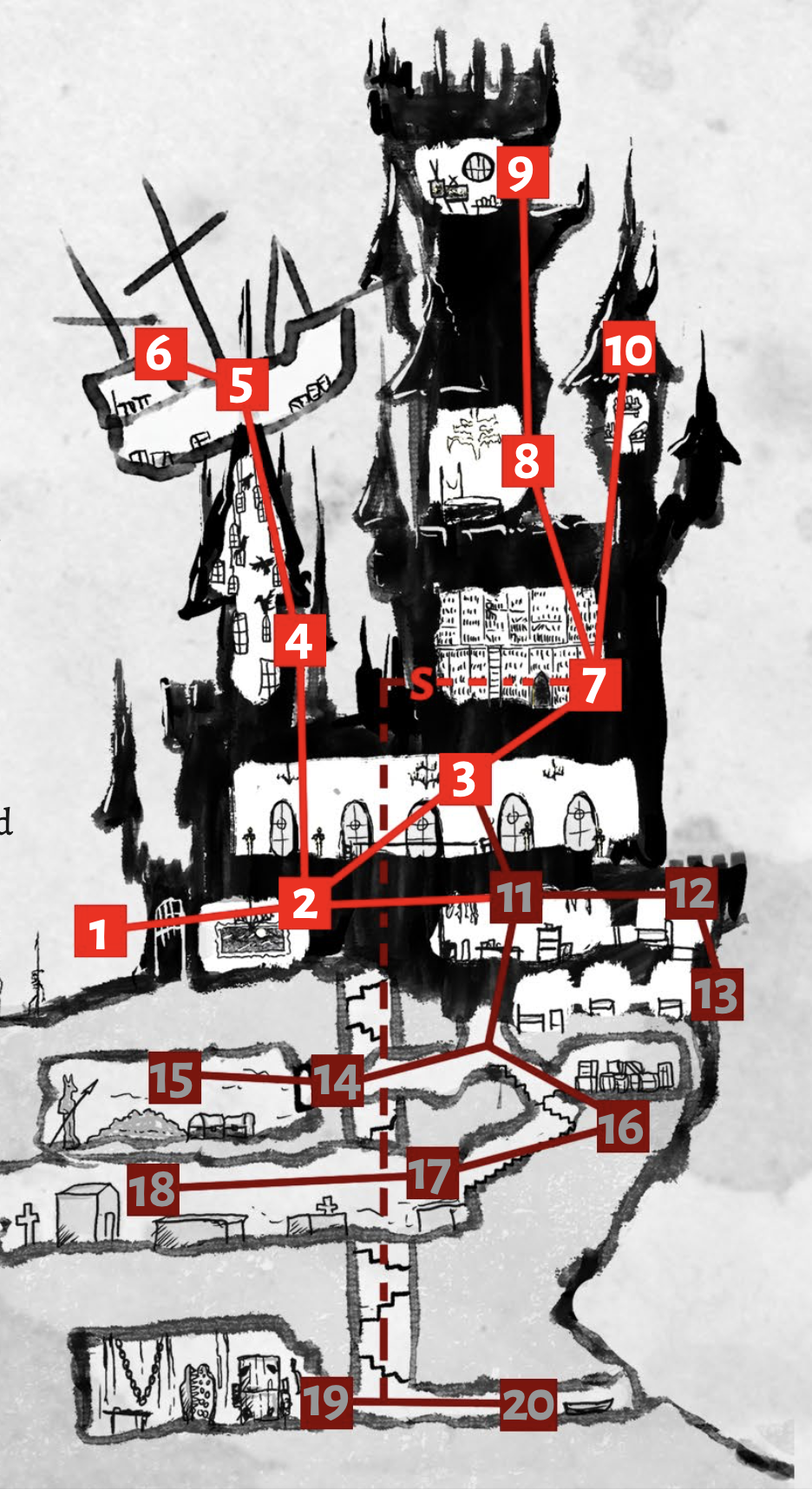map of castle